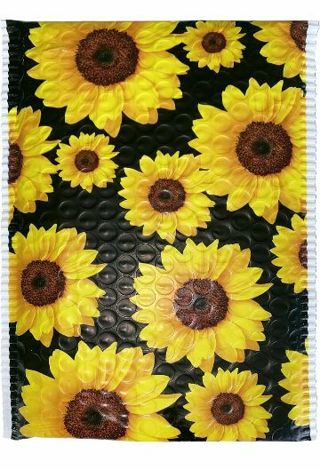 ⭕(1) 6x10" SUNFLOWERS BUBBLE MAILER⭕