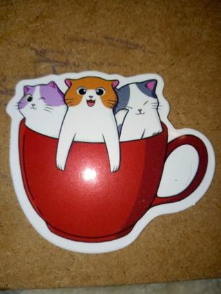 New Cute one vinyl sticker no refunds regular mail only Very nice quality!
