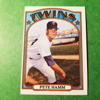 1972 - TOPPS BASEBALL CARD NO. 501 - PETE HAMM - TWINS