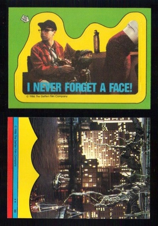 1986 Topps Little Shop of Horrors Stickers "I Never Forget a Face" #6