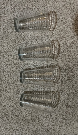 Clear drinking Glasses  Good Condition 