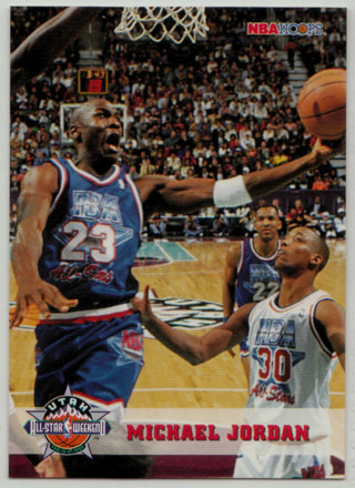 1993-94 NBA Hoops #257 - Michael Jordan (hg)