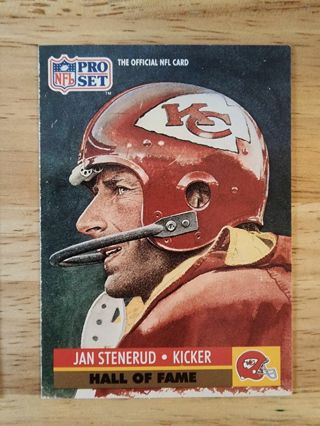 91 Pro Set Jan Stenerud #31