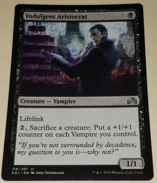 MTG ✨ Indulgent Aristocrat (U) 118/297 Shadows over Innistrad (SOI) ✨ Magic the Gathering (2016)