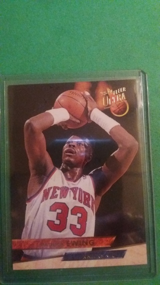 patrick ewing basketball card free shipping