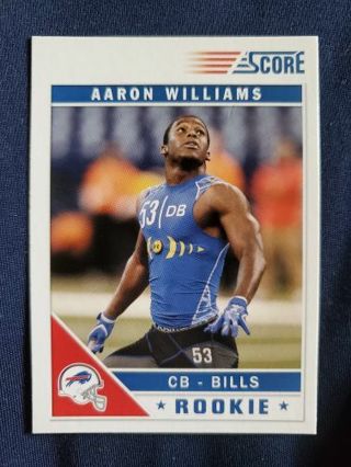 2011 Score Rookie Aaron Williams