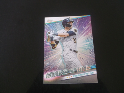 2024 Topps Series 2 Stars Of MLB Christian Yelich  insert  card   #  SMLB-41   Milwaukee Brewers