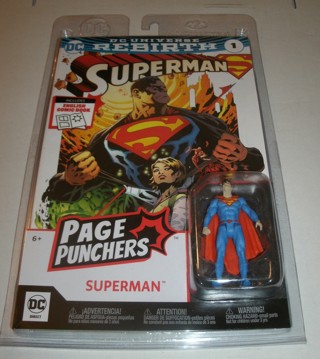  McFarlane Toys Superman with Dc Comic Dc Page Punchers 3" Figure