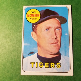 1969 - TOPPS BASEBALL CARD NO. 616 - DON McMAHON - TIGERS