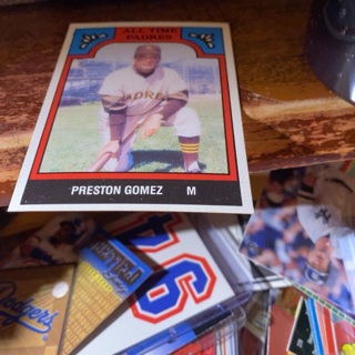 1986 tcma all time padres Preston Gomez baseball card 