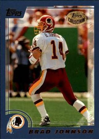 Tradingcard - NFL - 2000 Topps - Topps Collection #311 - Brad Johnson - Washington Redskins