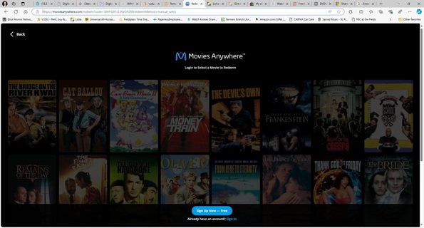 Choose from 22 Movies Digital Code on Sony and Movies Anywhere