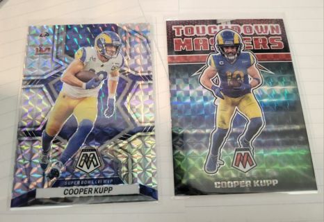 2022 Mosaic Cooper Kupp cards Los Angeles Rams