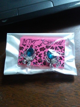 new BetseyJohnson pierced earrings