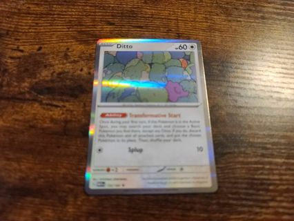 Pokemon Ditto holo rare 132/165