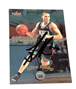 Autograph 2000-01 Fleer Mystique Mike Bibby #17 Vancouver Grizzlies