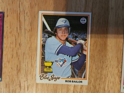 78 Topps Bob Bailor #196