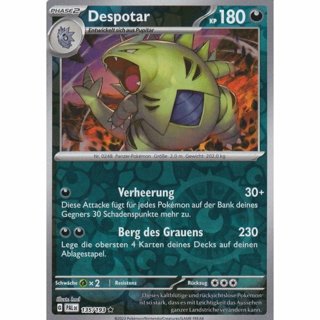 LOW GIN !! Tradingcard - 2023 Pokemon german Despotar 135/193 Holo REVERSE HOLO 