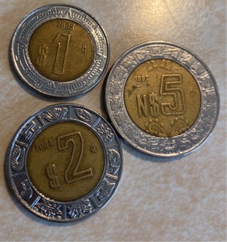 Mexican coins 