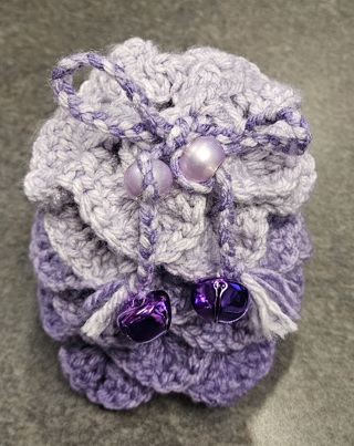 Dragon Egg Dice Bag (Ombre Purple)