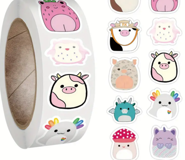 50 Assorted Squishmallow Stickers