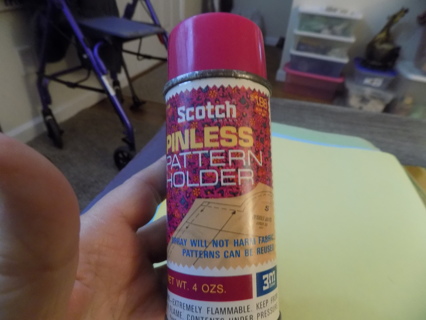 Scotch pinless pattern holder in spray can 4 oz