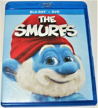 2 DISC=NEW & SEALED THE SMURFS BLU-RAY + DVD