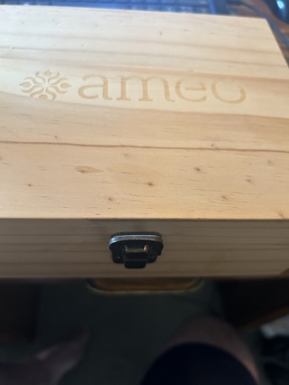 Ameo Essential Oils Wood Case holds 30