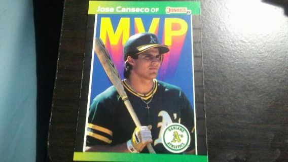 1989 DONRUSS JOSE CANSECO OAKLAND ATHLETICS BASEBALL CARD# BC-5