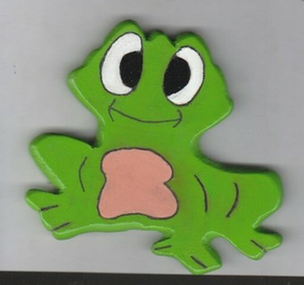 GREEN FROG MAGNET (PLEASE READ DESCRIPTION