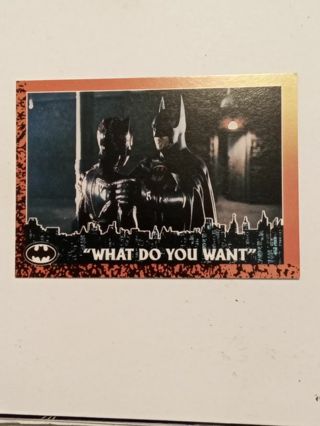 Two Batman Returns Trading Cards