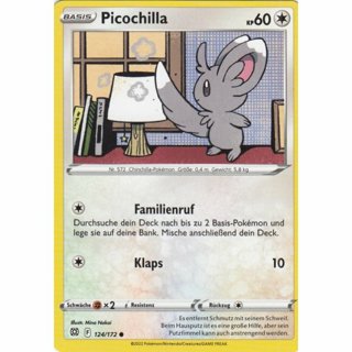 Tradingcard - 2022 Pokemon german Picochilla 124/172 
