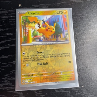 Pikachu reverse holo