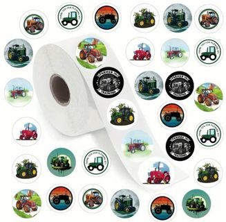 ↗️⭕(10) 1" TRACTOR STICKERS!!⭕FARMING