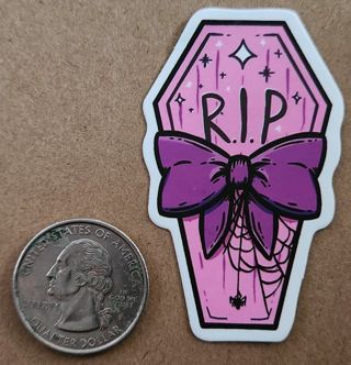 R.I.P. Coffin Sticker