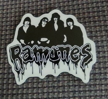 Ramones Punk rock vinyl laptop sticker Playstation Xbox Tool box hard hat