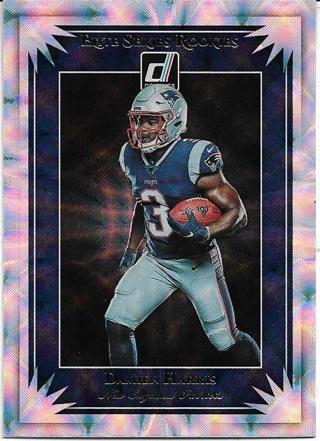 2019 DONRUSS DAMIEN HARRIS ELITE SERIES ROOKIES PRIZM REFRACTOR INSERT ROOKIE CARD