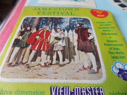 Vintage 1957 Jamestown Festival 21 3 dimensional View Master Pictures on 3 disks