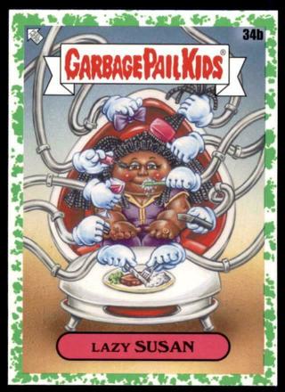 2020 Garbage Pail Kids Series 2 Booger Green #34b LAZY SUSAN