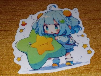 Girl 1⃣ nice vinyl sticker no refunds regular mail only Very nice quality!