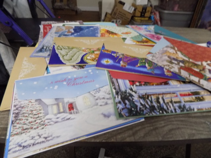 Assorted Christmas and all season cards and envelopes