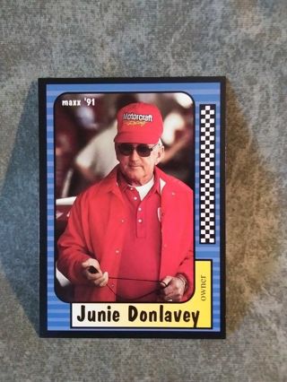 Nascar Racing Trading Card Junie Donlavey #74