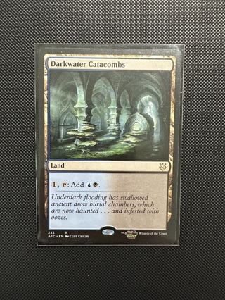 Darkwater Catacombs Commander Magic the Gathering Card