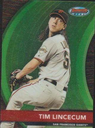 2012 Bowman Bowman's Best Tim Lincecum #BB18 San Francisco Giants