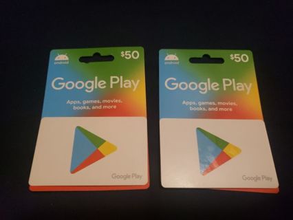 $50 Google Play Gift Card!