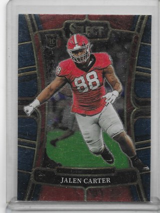 Jalen Carter 2023 Select Draft #12 Rookie Card