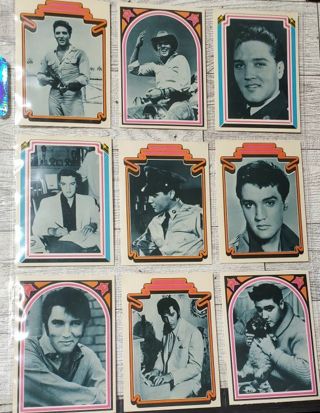 9 Elvis 1978 Cards