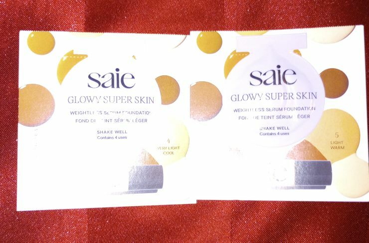 FREE: Saie weightless serum foundation Sample lot.
