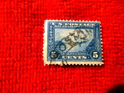   Scott #399 1913 High Value U.S. Postage Stamp.