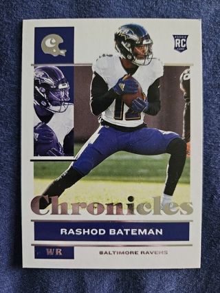 2021 Panini Chronicles Rookie Rashod Bateman